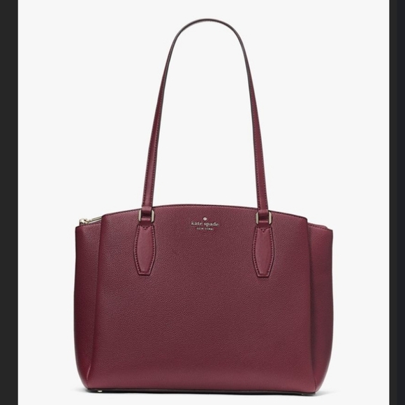 Kate Spade Monet Large Compartment Tote Dark Merlot